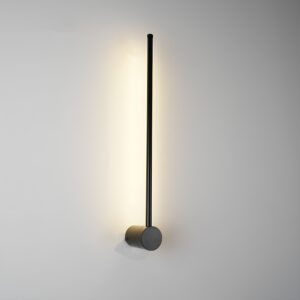 Kinkiet Polonez 600mm czarny, lampa ścienna LED, neutralny 4000K